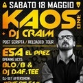 Kaos one + Dj Craim + Esa el prez + Blo/b + Dj Daf.tee live @ Padova